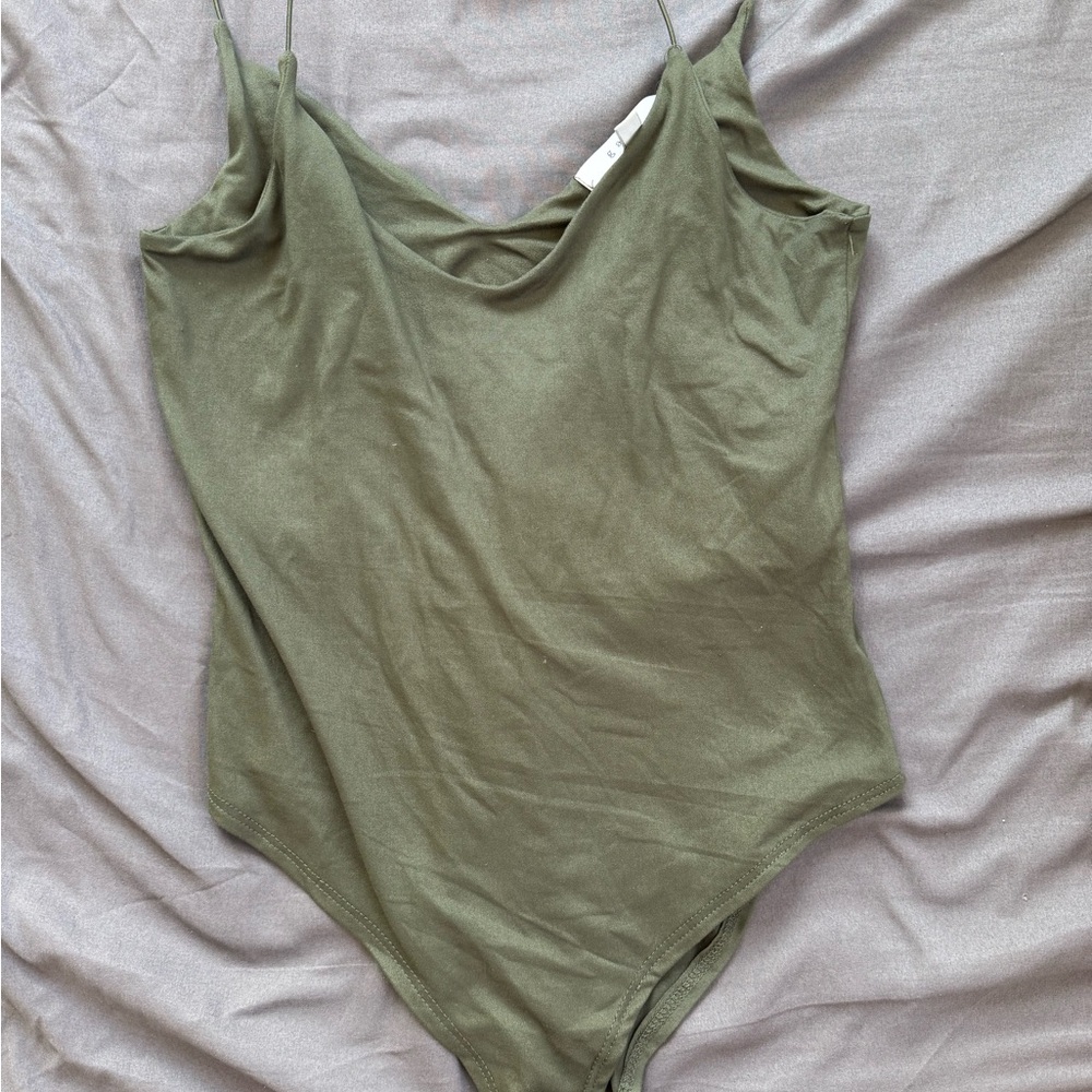 Olive Green Women's Bodysuit